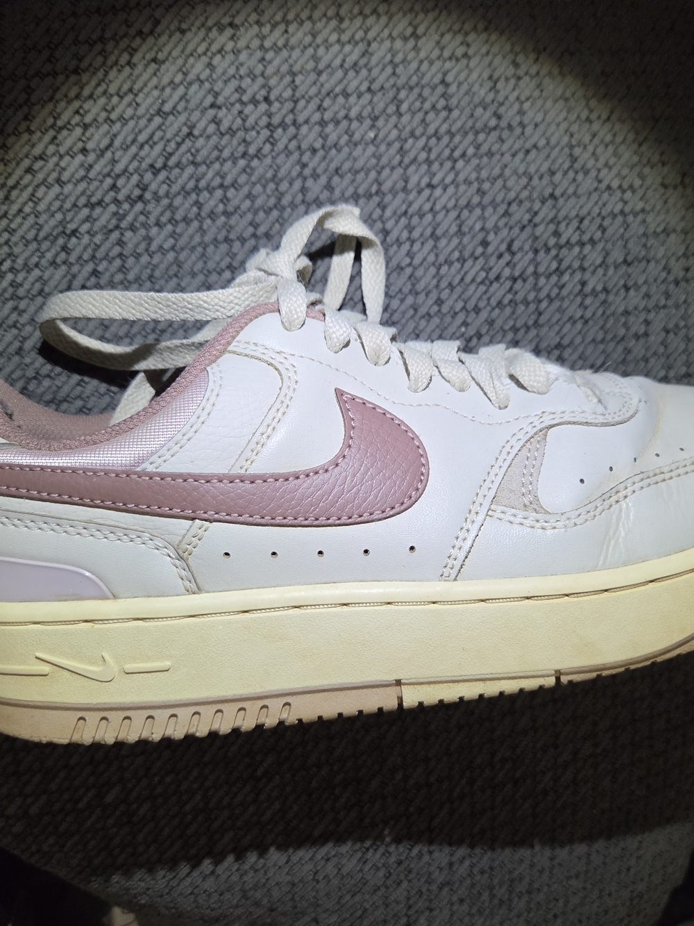 Nike Gamma Force Light Bone Smokey Mauve Court Sneakers DX9176-001 Women's 8